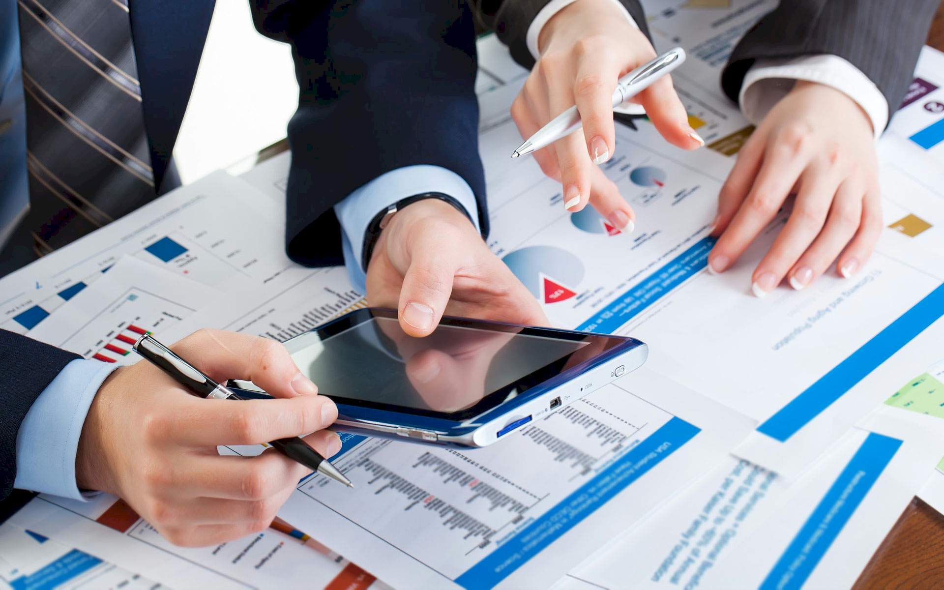 Reviewing IRD audit documents and financial records